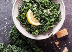 Kale Salad with Parmesan, Lemon, and Black Truffle Oil