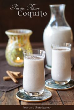 Keto Coquito (Puerto Rican Eggnog