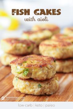 Keto Fish Cakes with Aioli