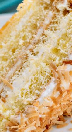 Key Lime Coconut Cake