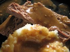 Kittencal's Slow Cooker Eye of Round Roast With Gravy