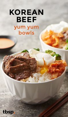 Korean Beef Yum Yum Bowls