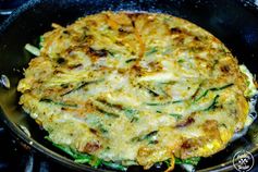 Korean Seafood and Scallion Pancake (Haemul Pajeon