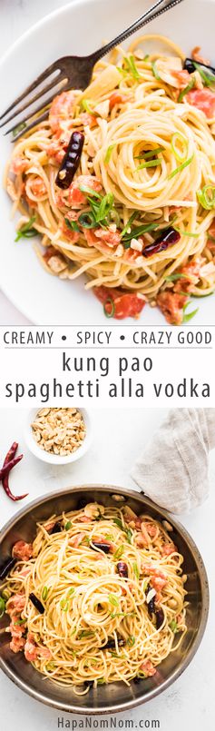 Kung Pao Spaghetti all Vodka