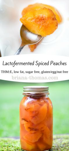 Lactofermented Spiced Peaches