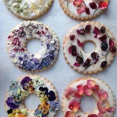 Lavender Shortbread with Fruits, Flowers, and Herbs