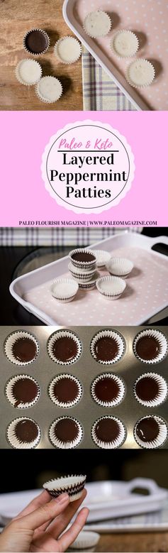 Layered Peppermint Patties Recipe [Paleo, Keto]