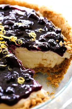 Lemon Blueberry Cream Pie