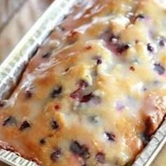 Lemon blueberry quickbread