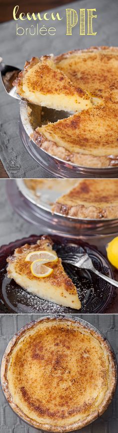 Lemon Brulee Pie
