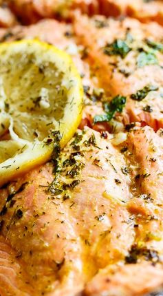 Lemon Butter Garlic Salmon