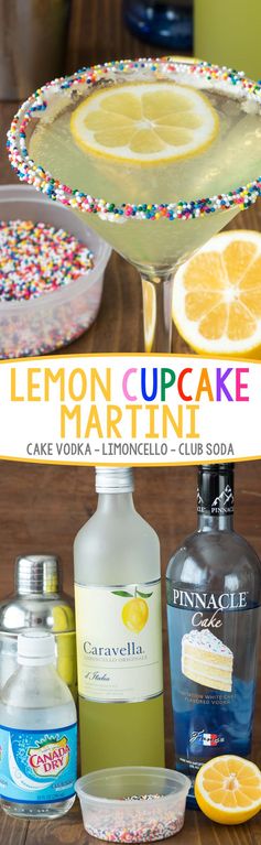 Lemon Cupcake Martini