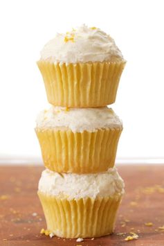 Lemon Cupcakes with Vanilla Bean Frosting