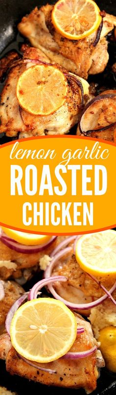 Lemon Garlic Roasted Chicken