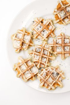 Lemon Poppyseed Waffle Donuts