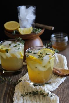 Lemon Thyme Bourbon Cocktails