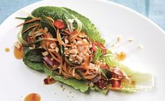 Lettuce Wraps with Smoked Trout