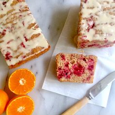 Little Cranberry Cardamom Loaves with Tangerine Glaze