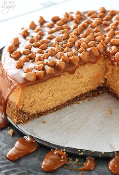 Loaded Butterscotch Cheesecake