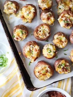 Loaded Twice Baked Red Potatoes