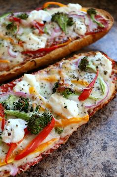 Loaded Veggie French Bread Pizza