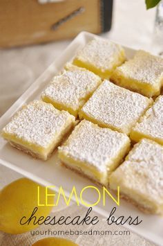 Lovely Lemons – Lemon Cheesecake Bars