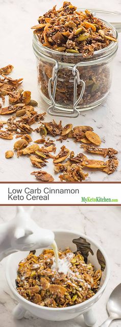 Low Carb Cinnamon Keto Cereal