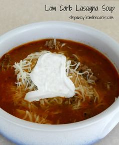 Low Carb Lasagna Soup