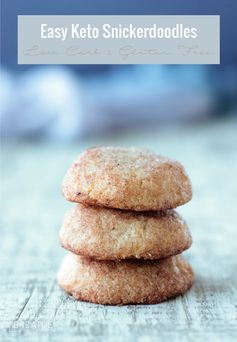 Low Carb Snickerdoodles - Keto & Gluten Free