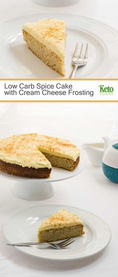 Low Carb Spice Cake with Cream Cheese Frosting