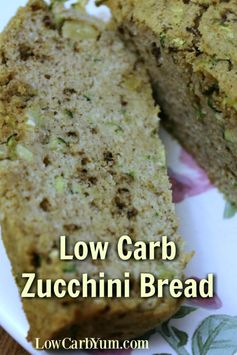 Low Carb Zucchini Bread - Gluten Free