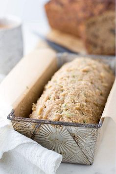 Low carb zucchini walnut bread