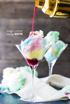 Magic Cotton Candy Martini