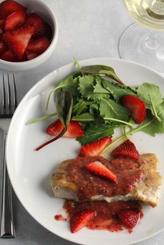 Mahi Mahi with Strawberry Sauce