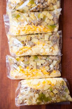 Make Ahead Breakfast Burrito Pouches