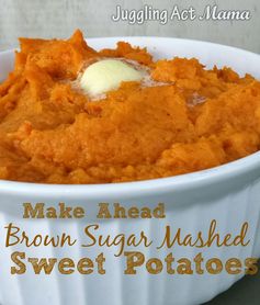 Make Ahead Brown Sugar Mashed Sweet Potatoes