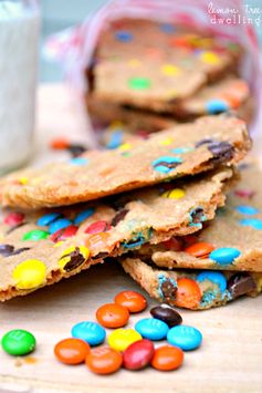 M&M Cookie Brittle