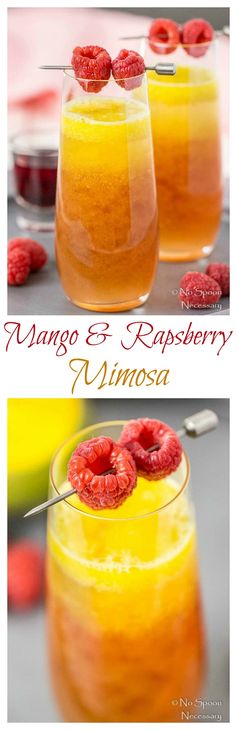 Mango & Raspberry Mimosa