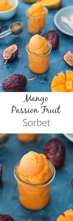 Mango Passion Fruit Sorbet