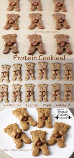 Maple Almond Bear Hug Protein Cookies