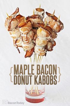 Maple Bacon Donut Kabobs