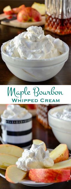 Maple Bourbon Whipped Cream