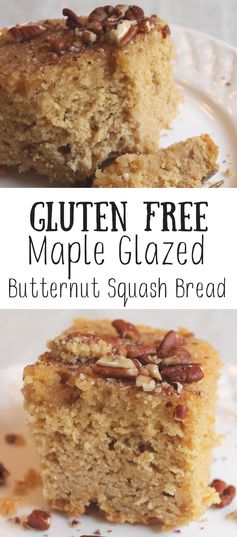 Maple Glazed Butternut Squash Bread