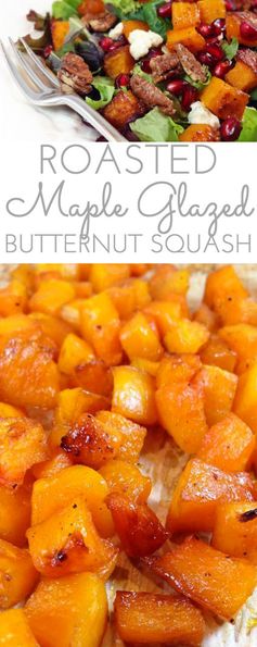 Maple Glazed Roasted Butternut Squash