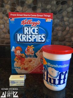 Marshmallow Fluff Rice Krispies Treats