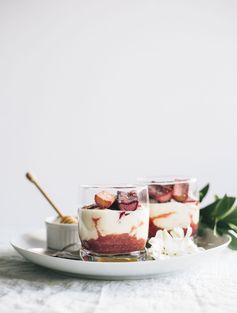 Mascarpone and Rhubarb Parfait