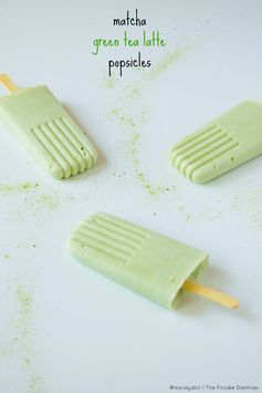 Matcha Green Tea Latte Popsicles