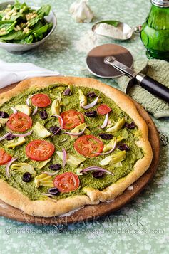 Mediterranean Pesto Pizza