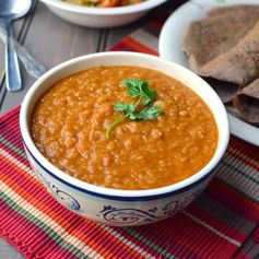 Mesir Wat (Ethiopian Lentil Stew