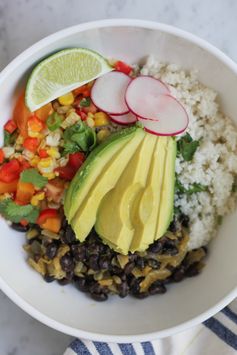 Mexican Cauliflower Rice Bowl